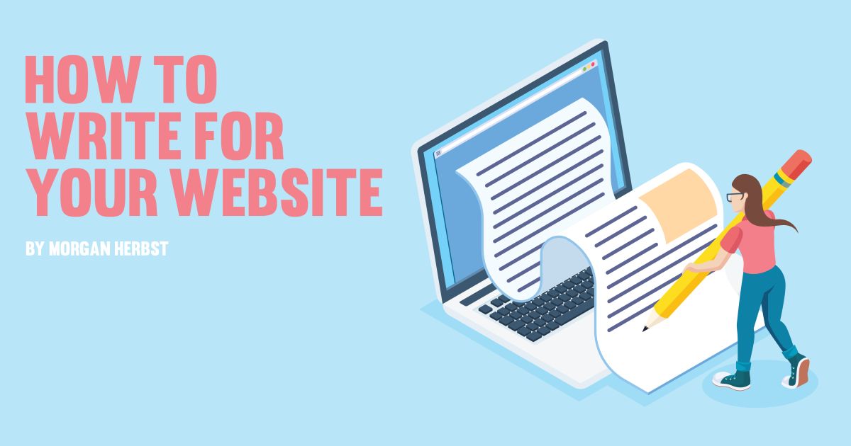 how to write on websites